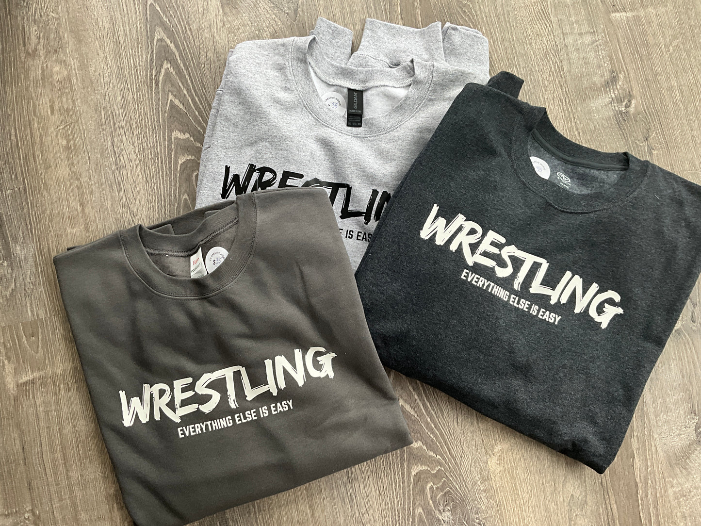 Wrestling Crewneck (Everything Else Is Easy)