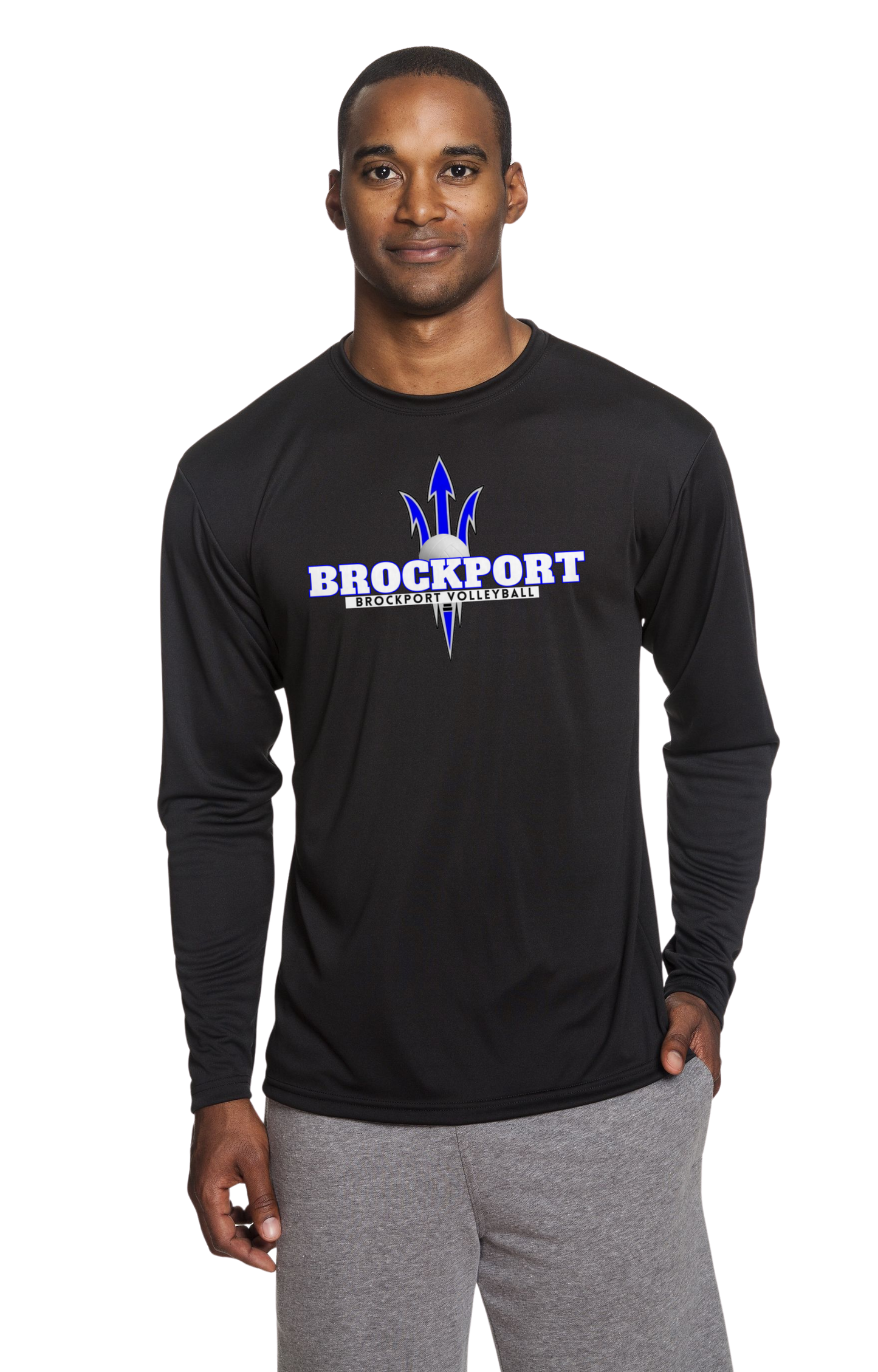 Brockport Volleyball Performance Long Sleeve T