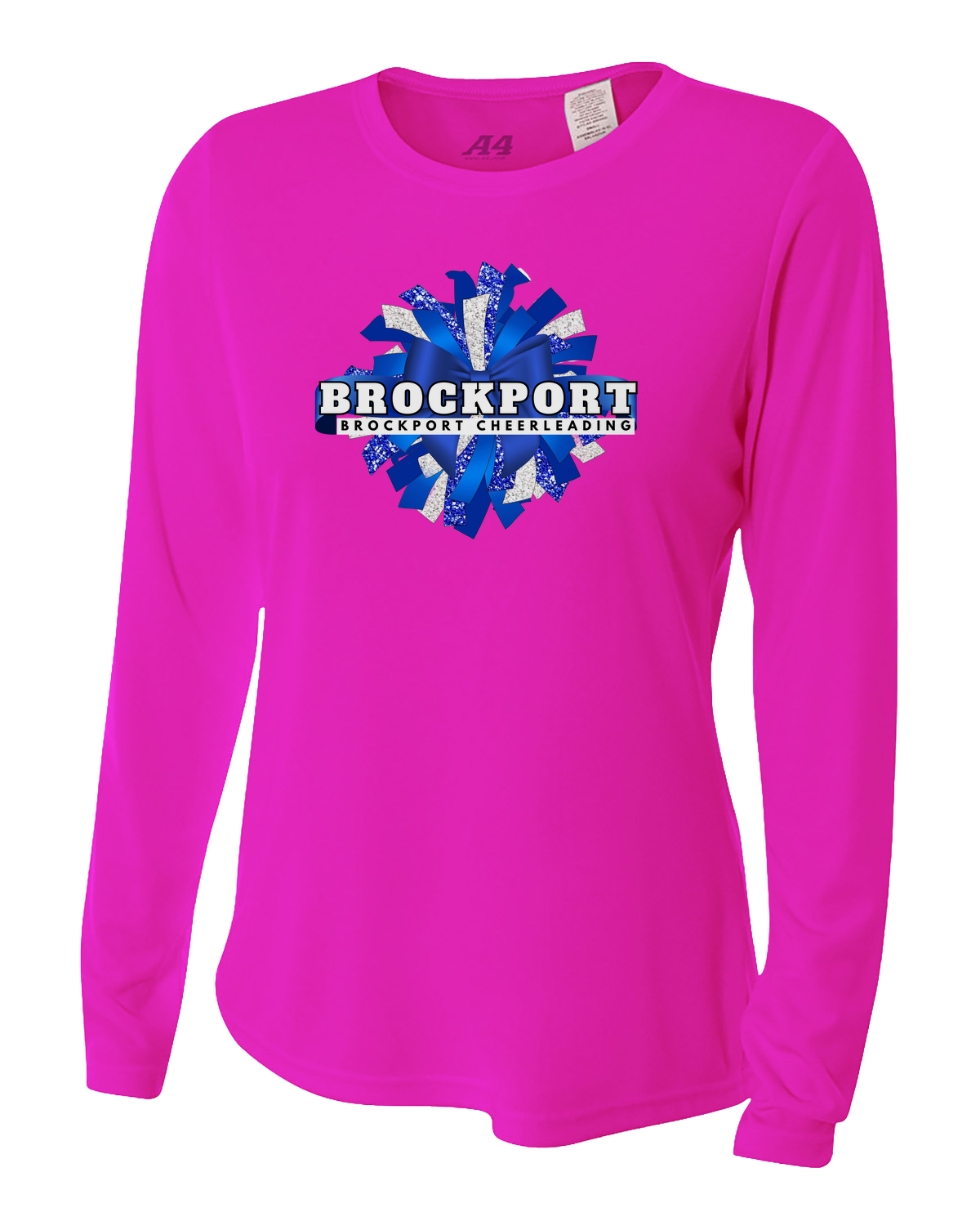 Brockport Cheer Long Sleeve Ladies Performance Shirt