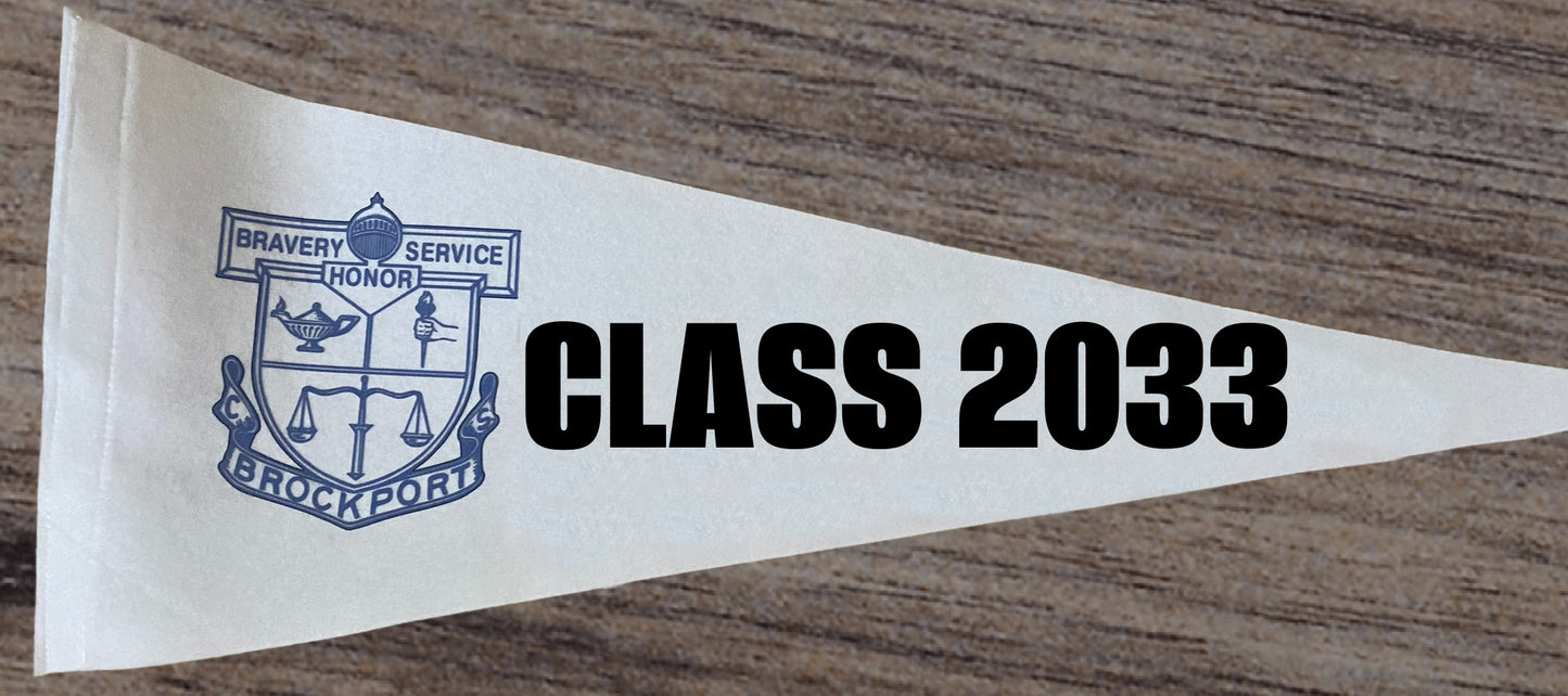 Class of 2033 Pennants