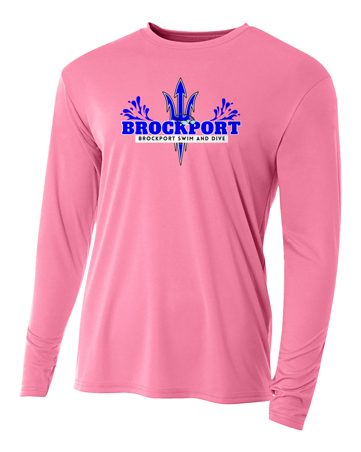Brockport Swim and Dive Performance Long Sleeve T