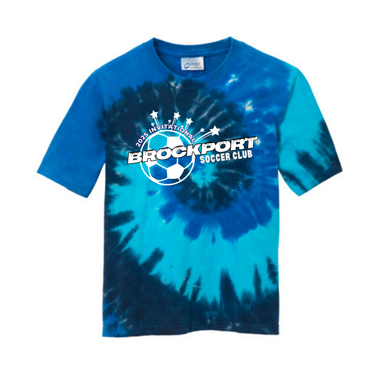 Brockport Soccer Club Tournament 2025 Tye Dye T-Shirts