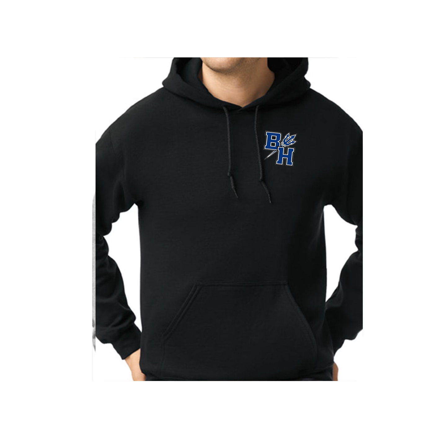 BROCKPORT HAMLIN JR. BLUE DEVILS EMBROIDERED HOODIE