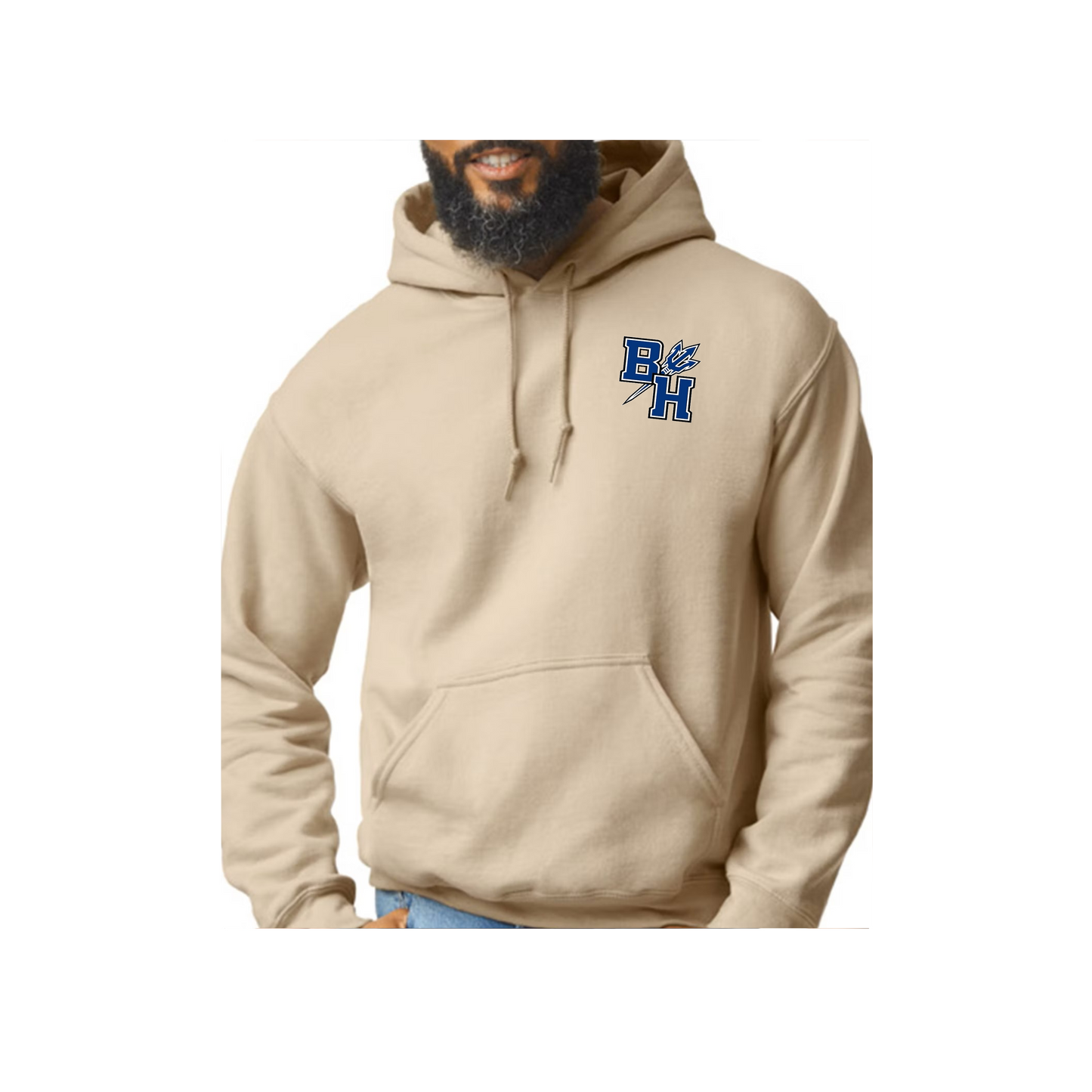 BROCKPORT HAMLIN JR. BLUE DEVILS EMBROIDERED HOODIE