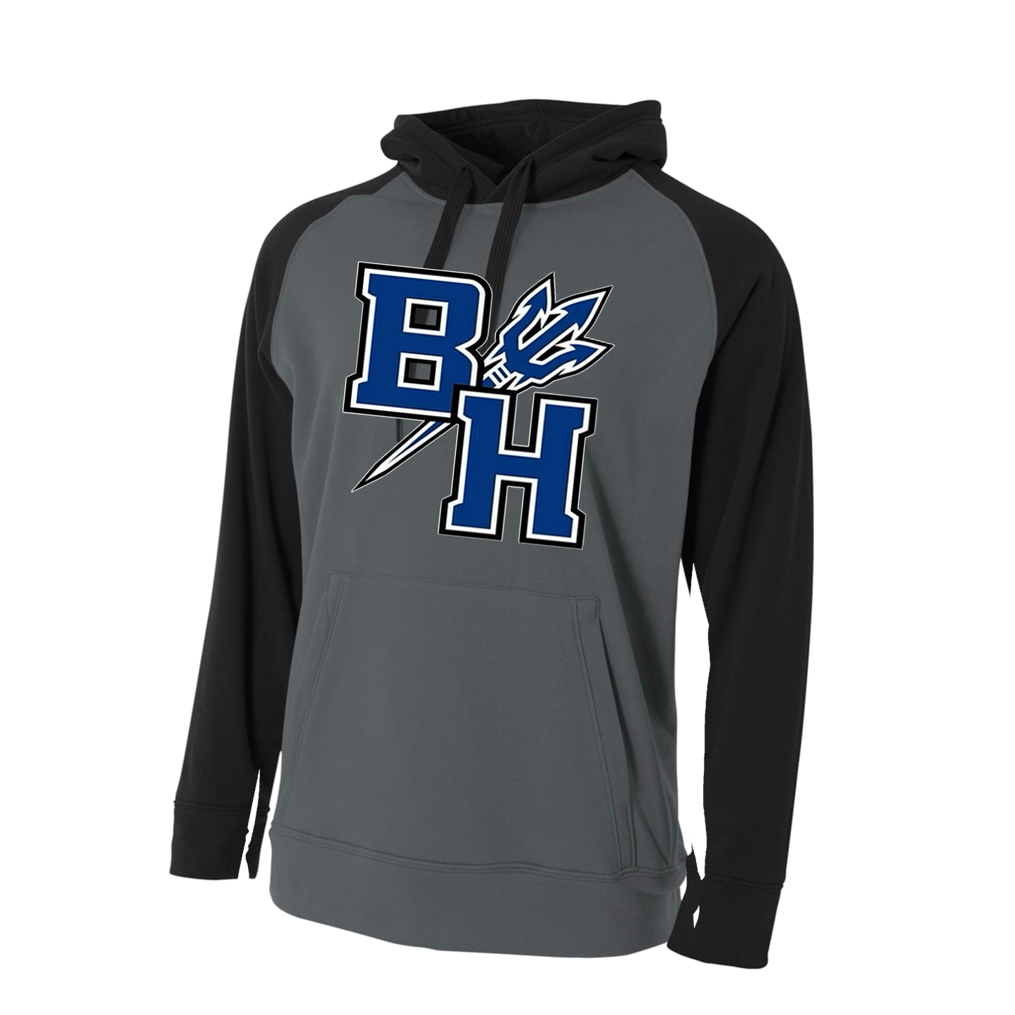BROCKPORT HAMLIN JR. BLUE DEVILS TWO TONE PERFORMANCE HOODIE
