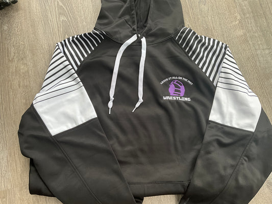 Wrestling Performance Hoodie Leave It All On The Mat Embroidered