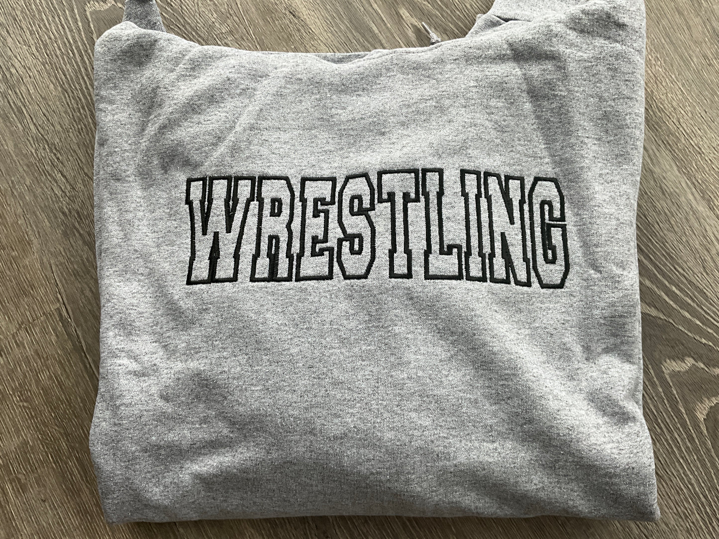 Wrestling Hoodie Embroidered