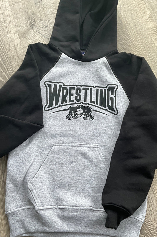 Wrestling Two Tone Hoodie “Wrestling”