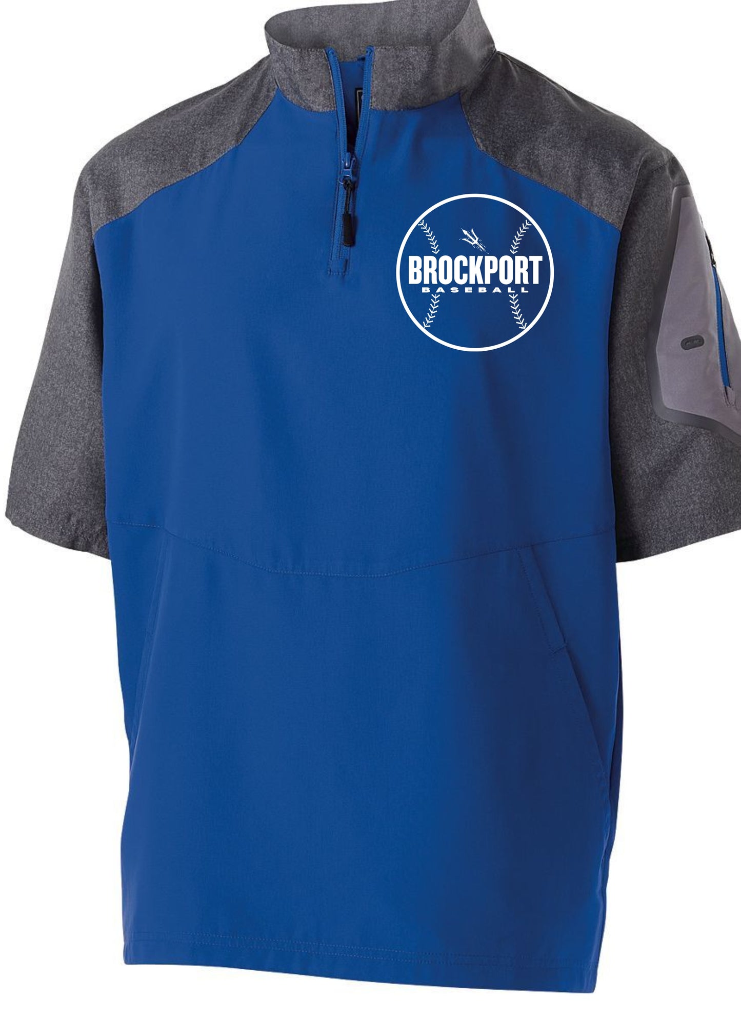 Brockport Baseball 1/4 Zip Short Sleeve Pullover