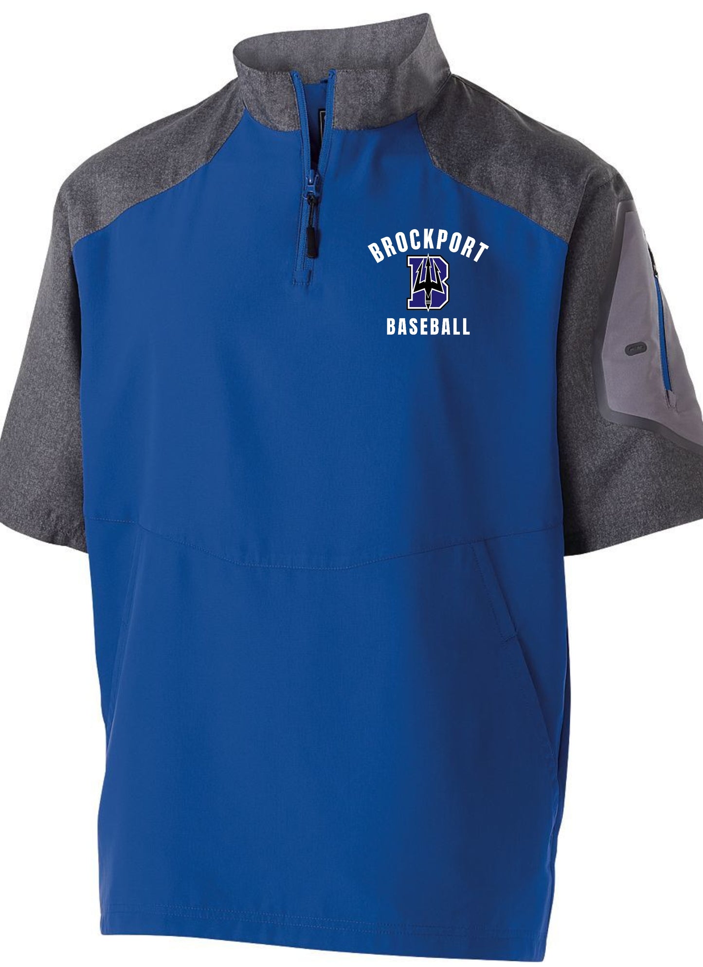 Brockport Baseball1/4 Zip Short Sleeve Pullover