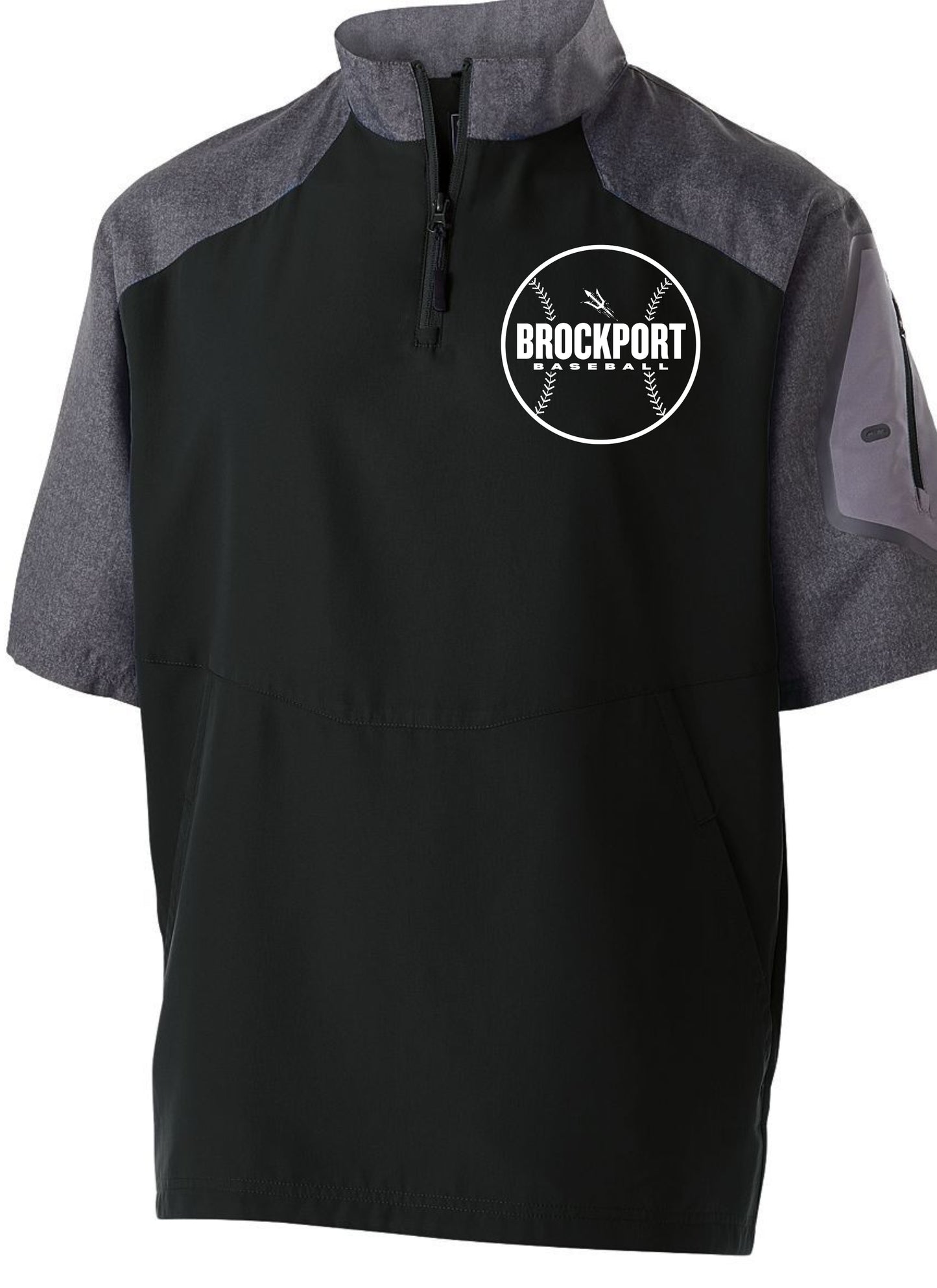 Brockport Baseball 1/4 Zip Short Sleeve Pullover