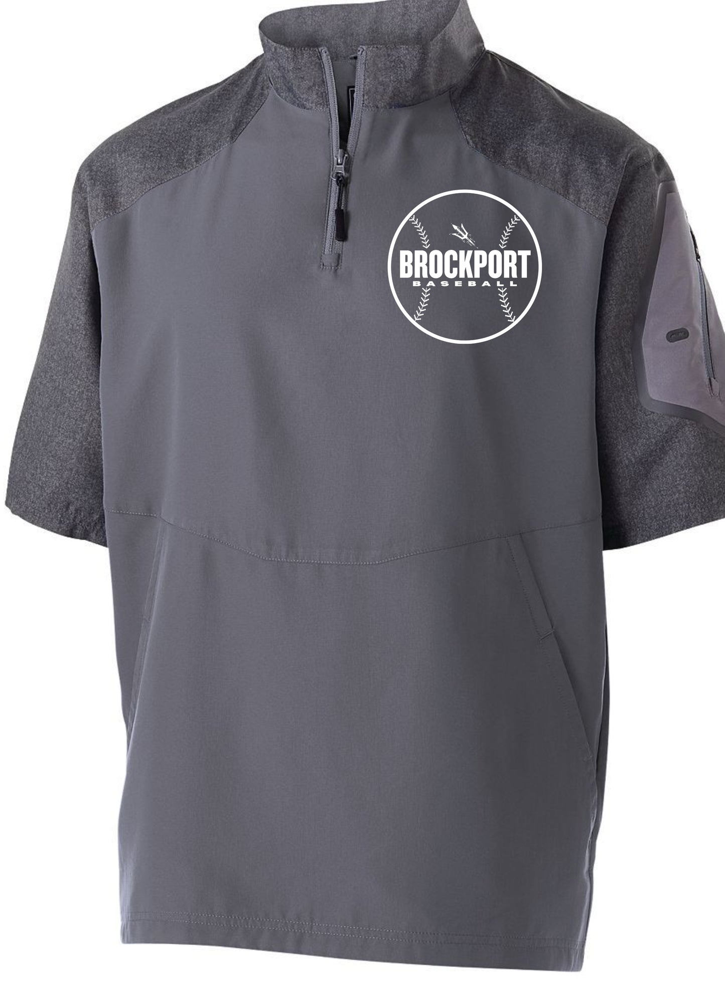 Brockport Baseball 1/4 Zip Short Sleeve Pullover