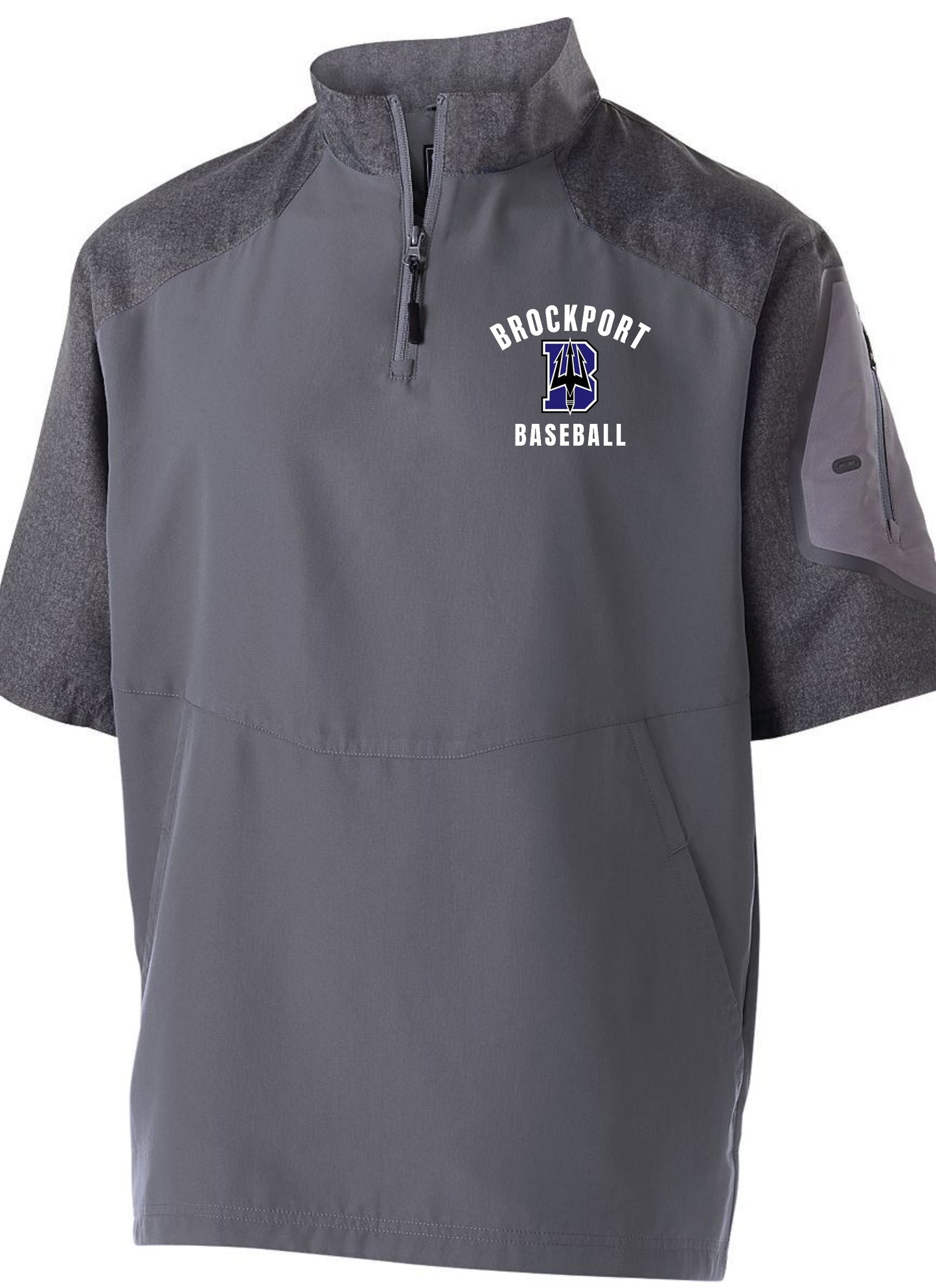 Brockport Baseball1/4 Zip Short Sleeve Pullover