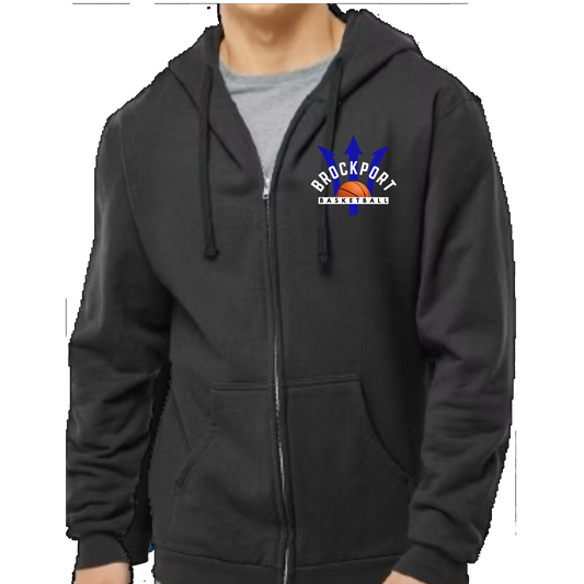 BROCKPORT BASKETBALL ZIP UP HOODIE (J0331TC)
