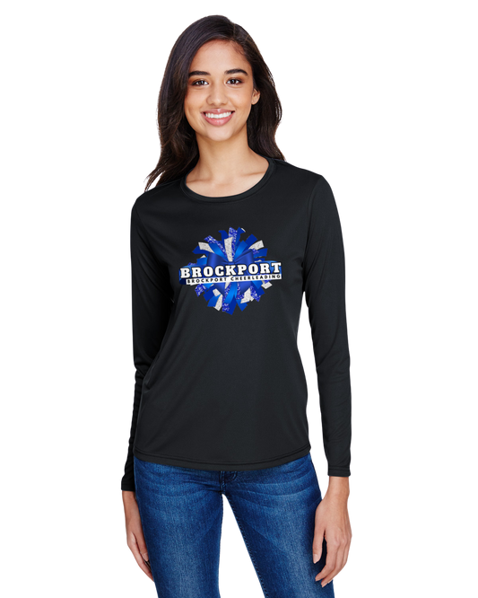 Brockport Cheer Long Sleeve Ladies Performance Shirt