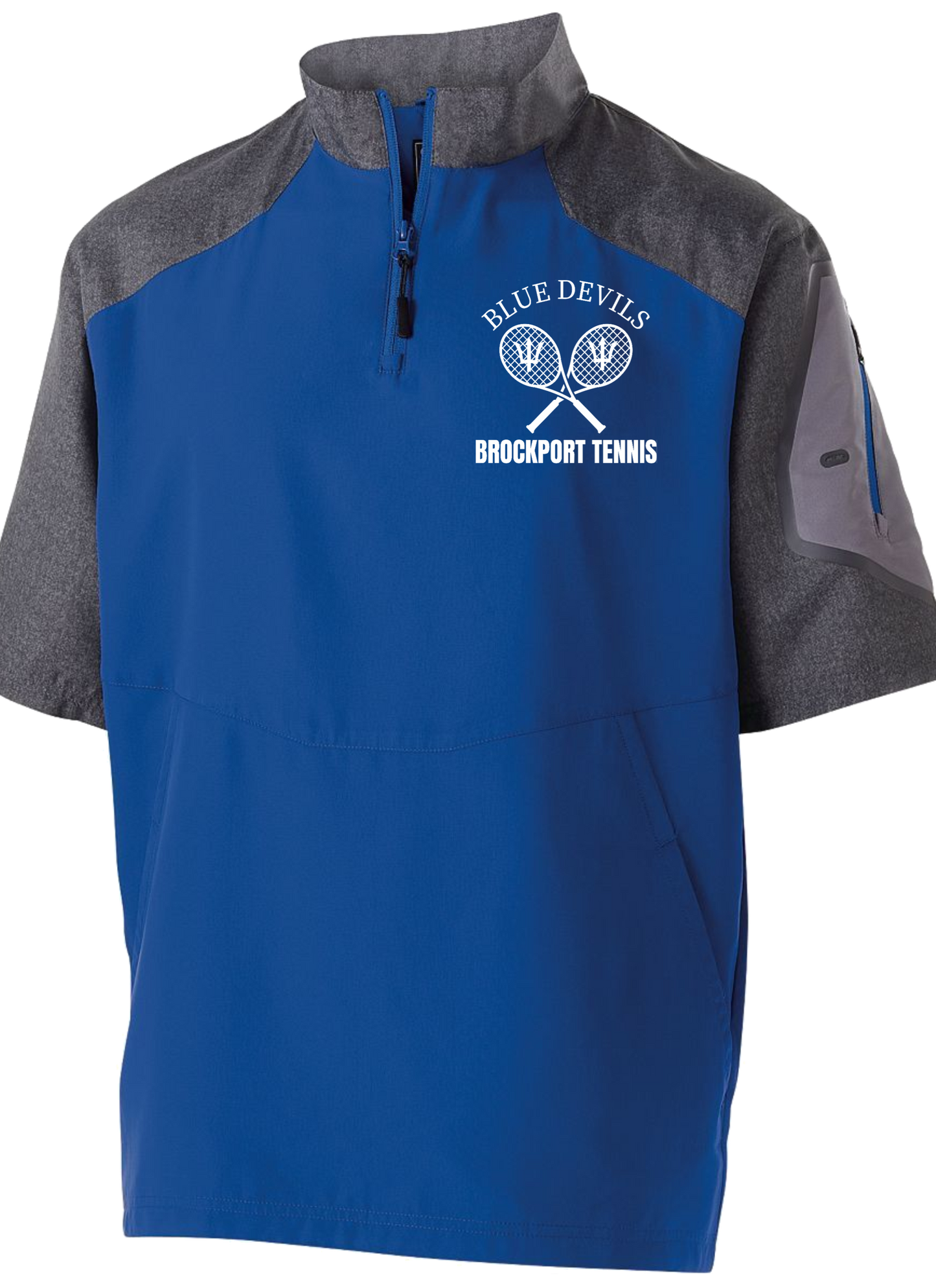 Brockport Tennis 1/4 Zip Short Sleeve Pullover