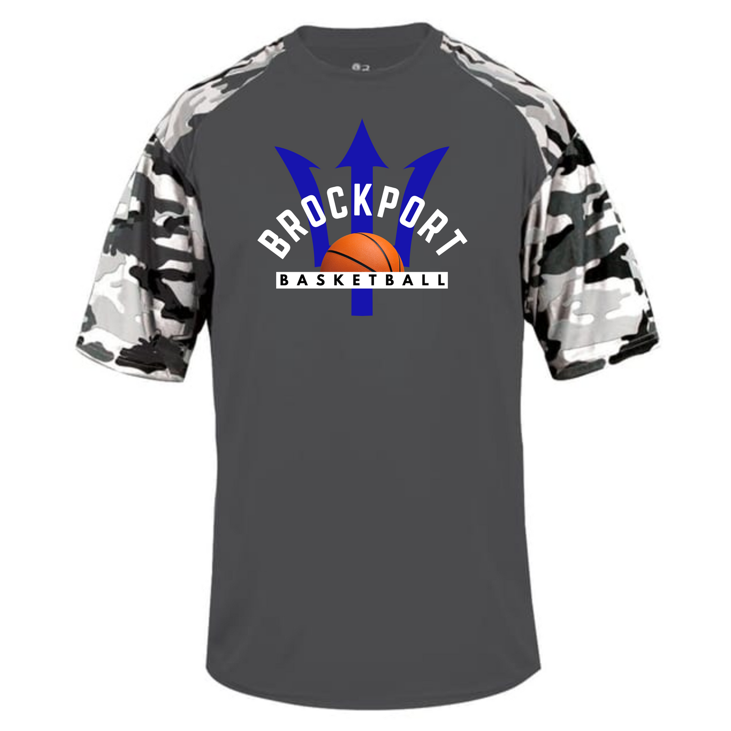 BROCKPORT BASKETBALL CAMO SPORT TEE