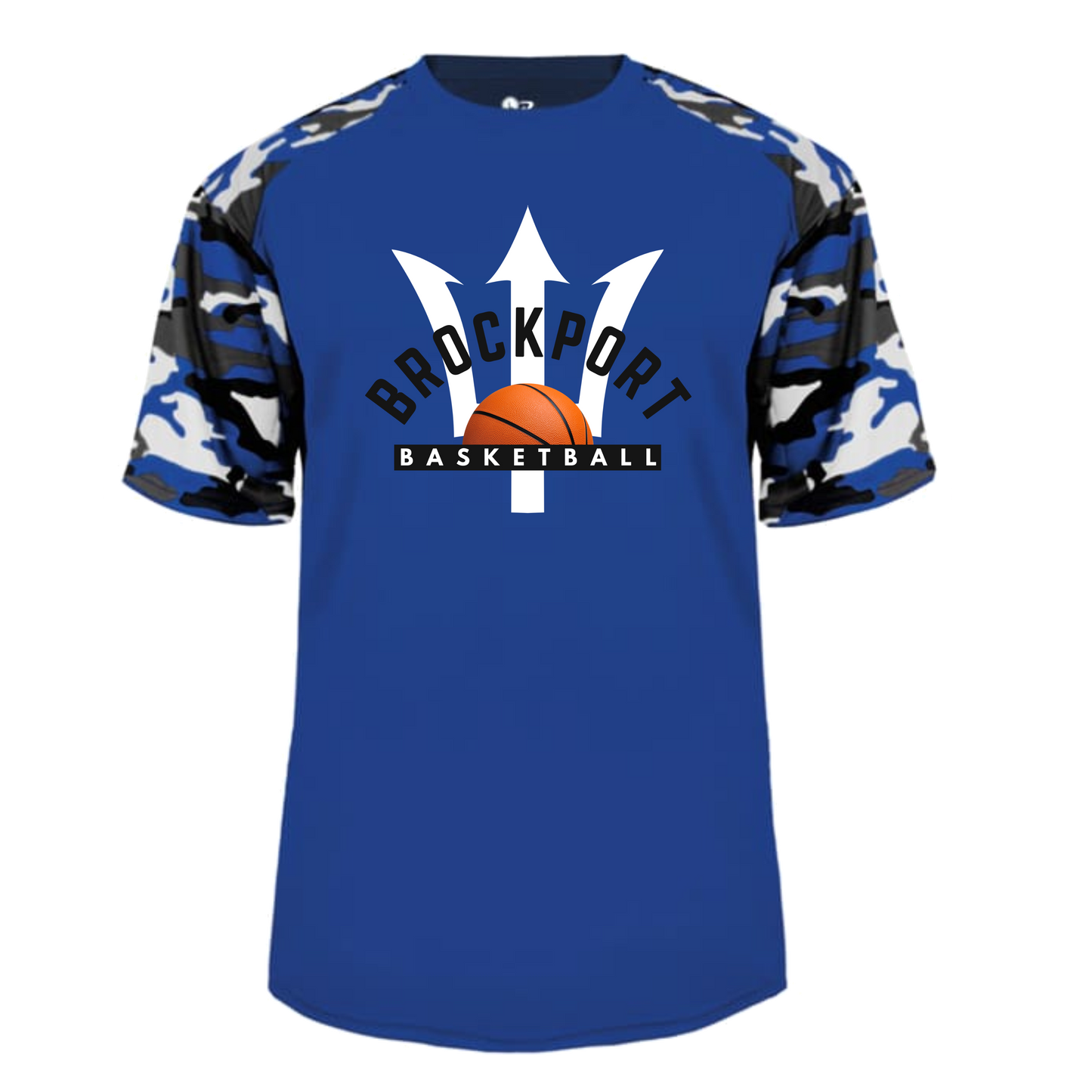 BROCKPORT BASKETBALL CAMO SPORT TEE