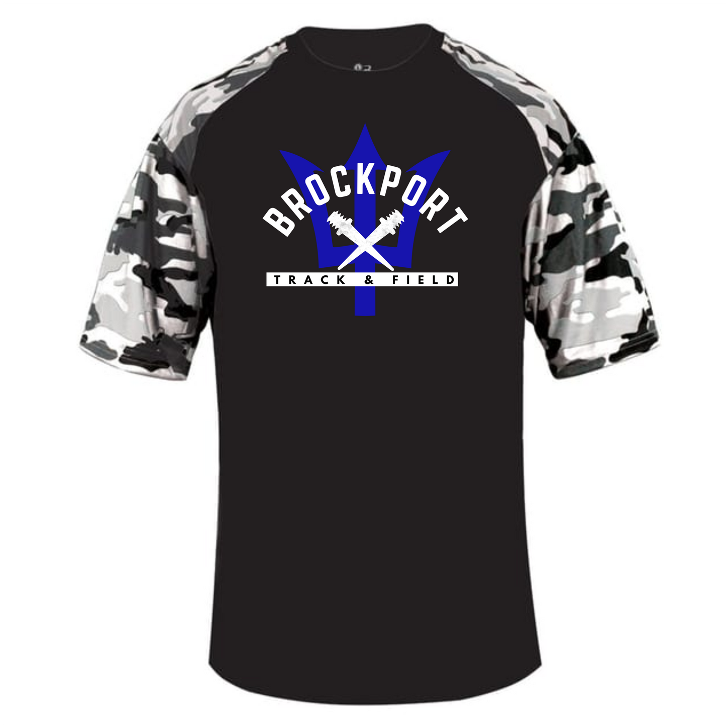 BROCKPORT TRACK & FIELD  CAMO SPORT TEE