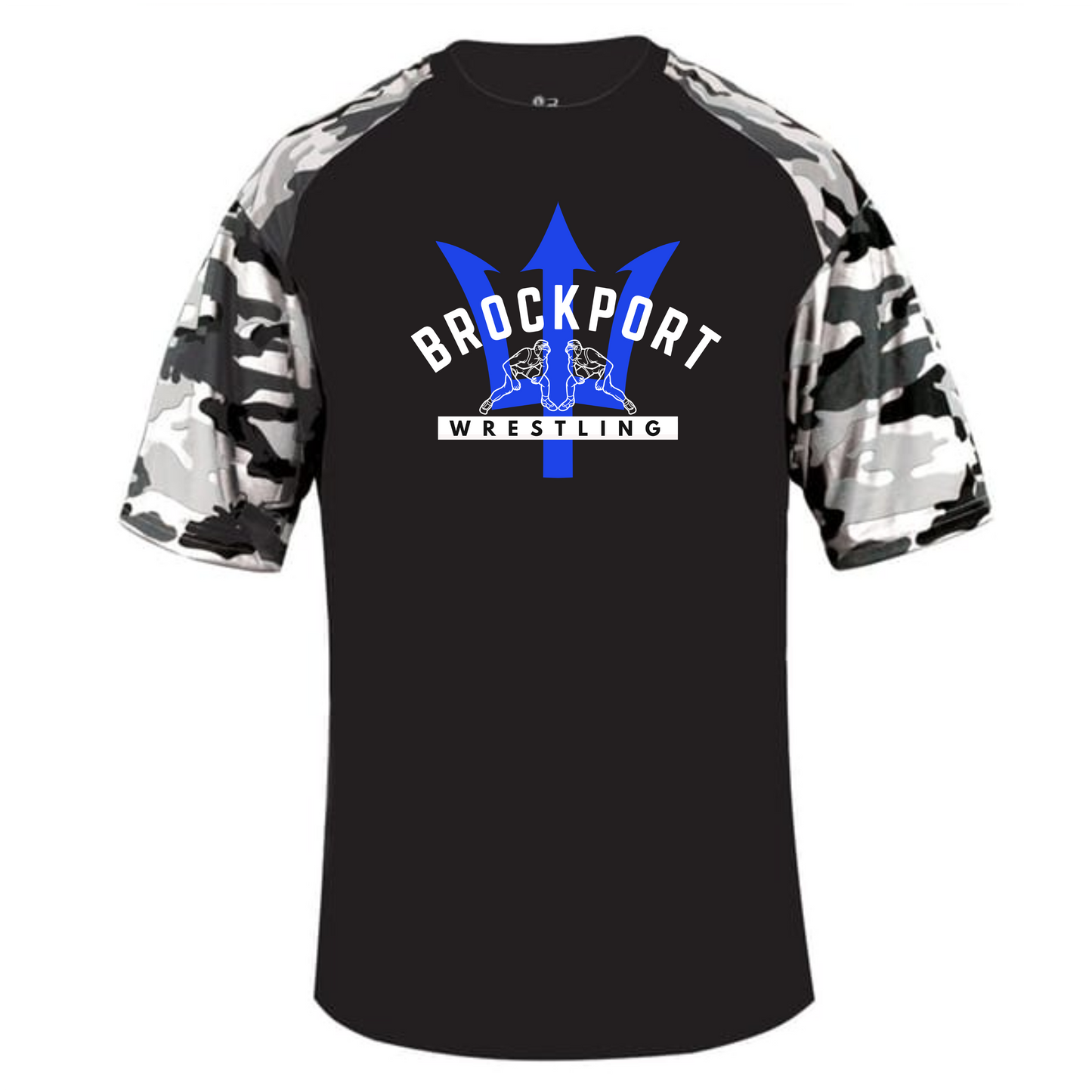 BROCKPORT WRESTLING CAMO SPORT TEE