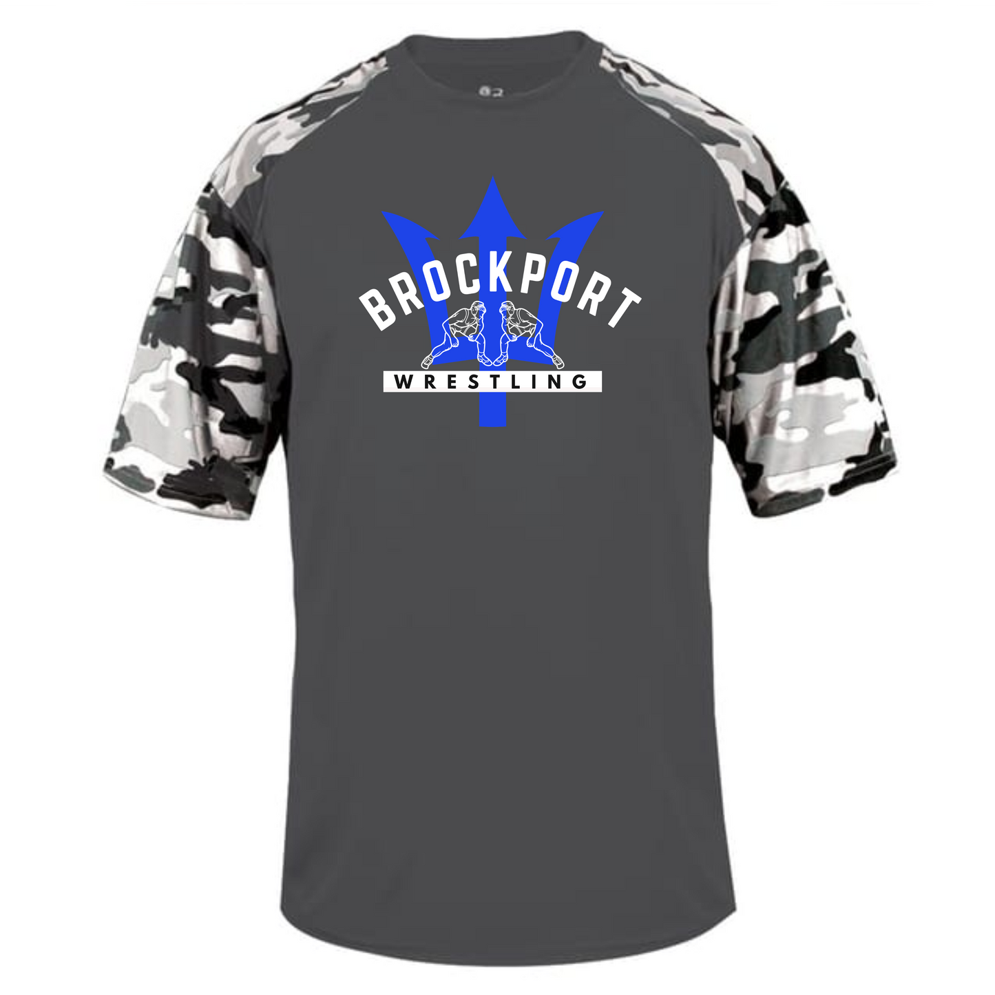 BROCKPORT WRESTLING CAMO SPORT TEE