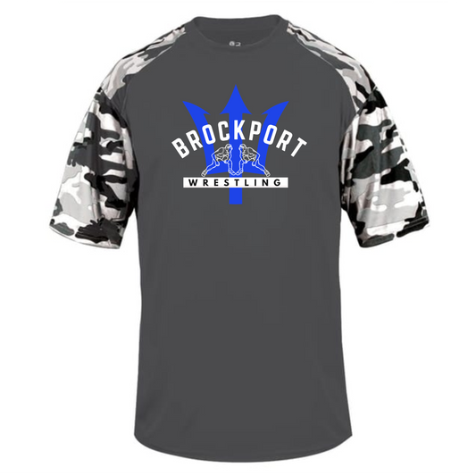 BROCKPORT WRESTLING CAMO SPORT TEE