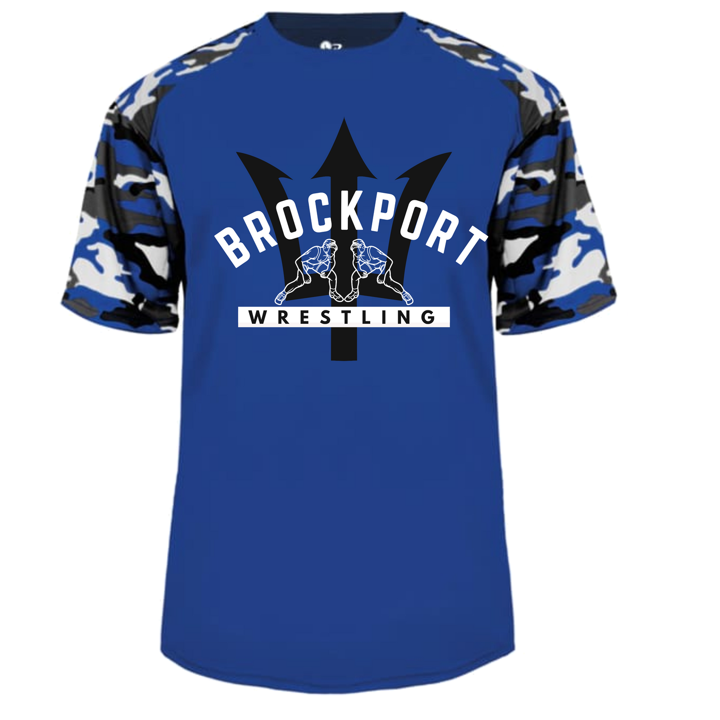 BROCKPORT WRESTLING CAMO SPORT TEE