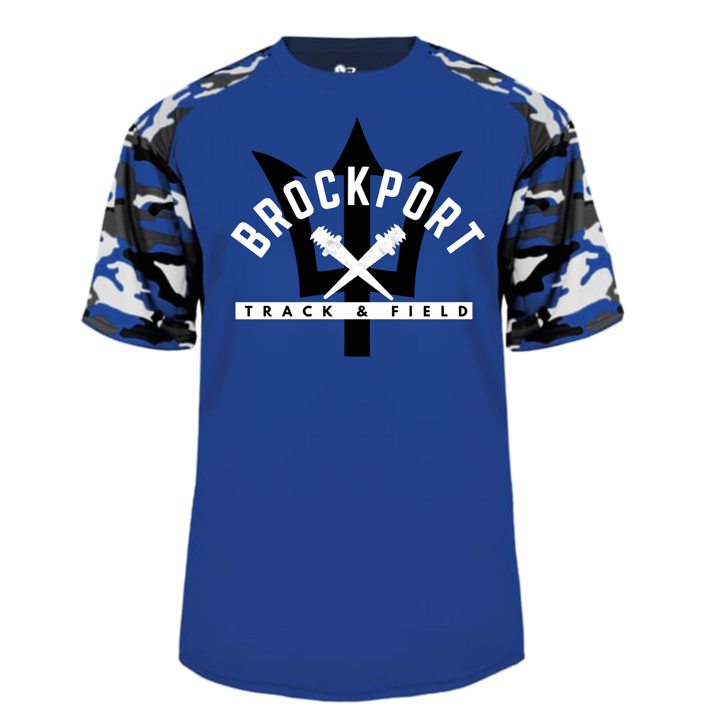 BROCKPORT TRACK & FIELD  CAMO SPORT TEE