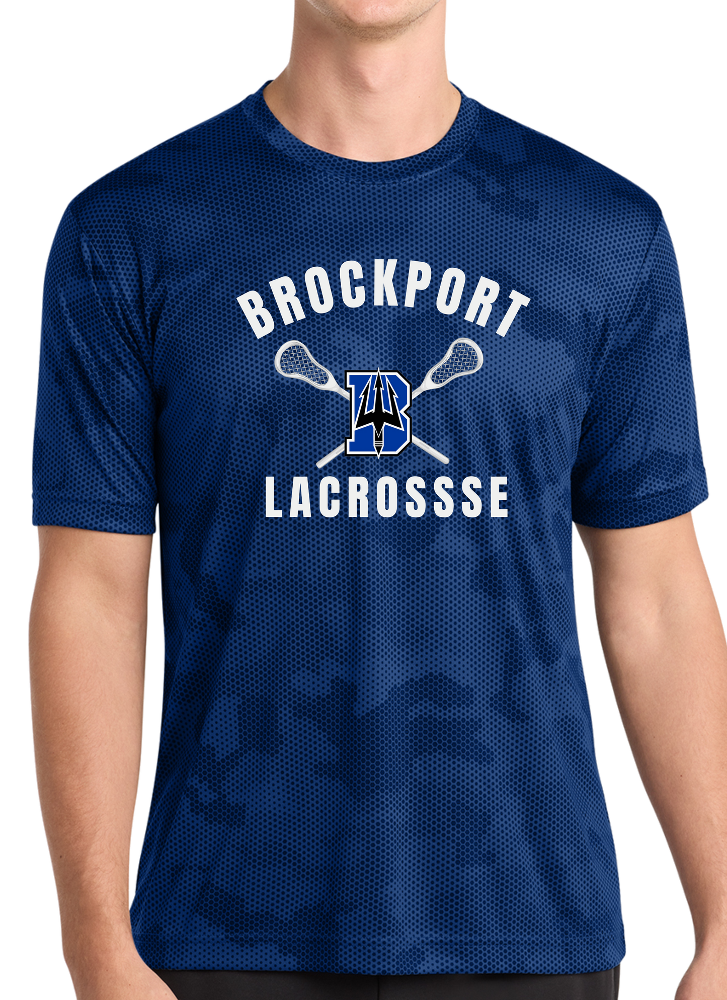 Brockport Lacrosse Camo Performance T