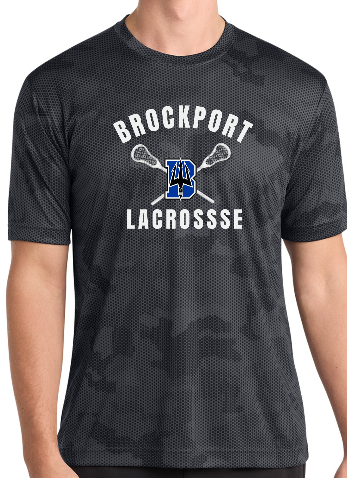 Brockport Lacrosse Camo Performance T