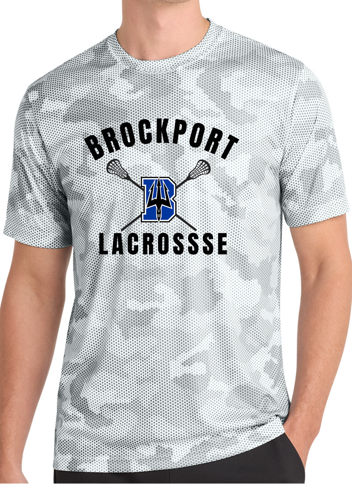 Brockport Lacrosse Camo Performance T