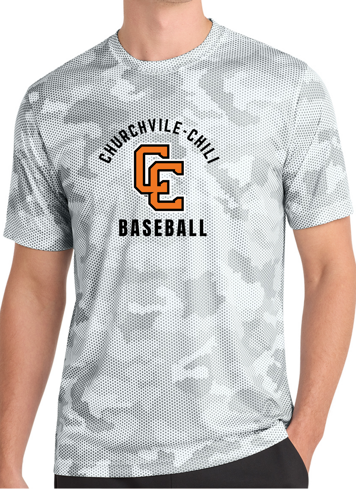 Churchville-Chili Baseball Camo Performance T
