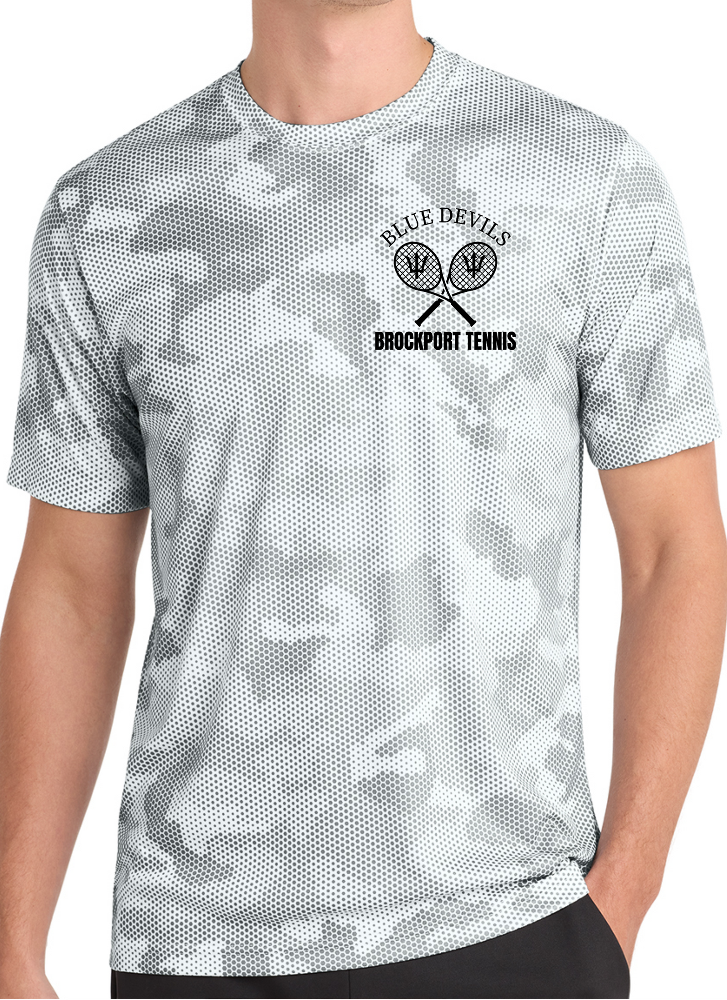 Brockport Tennis Camo Performance T