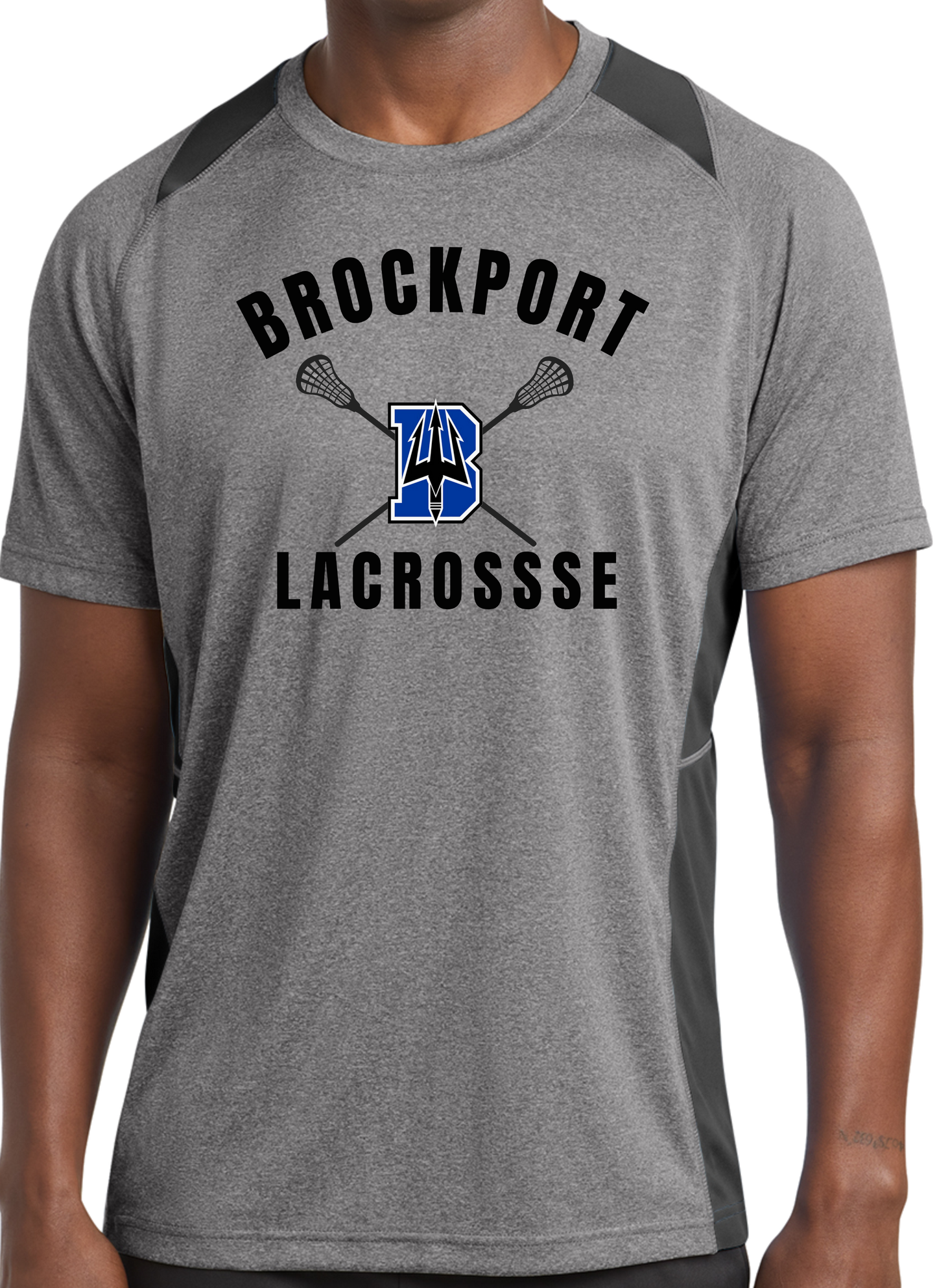 Brockport Lacrosse Colorblock Performance Tee