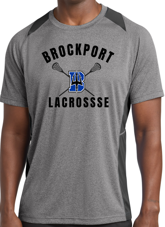 Brockport Lacrosse Colorblock Performance Tee