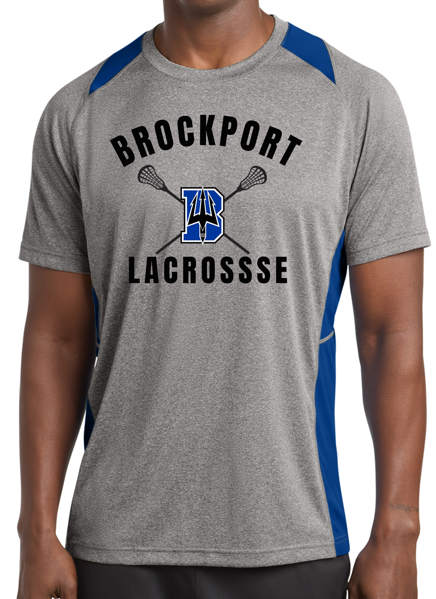 Brockport Lacrosse Colorblock Performance Tee
