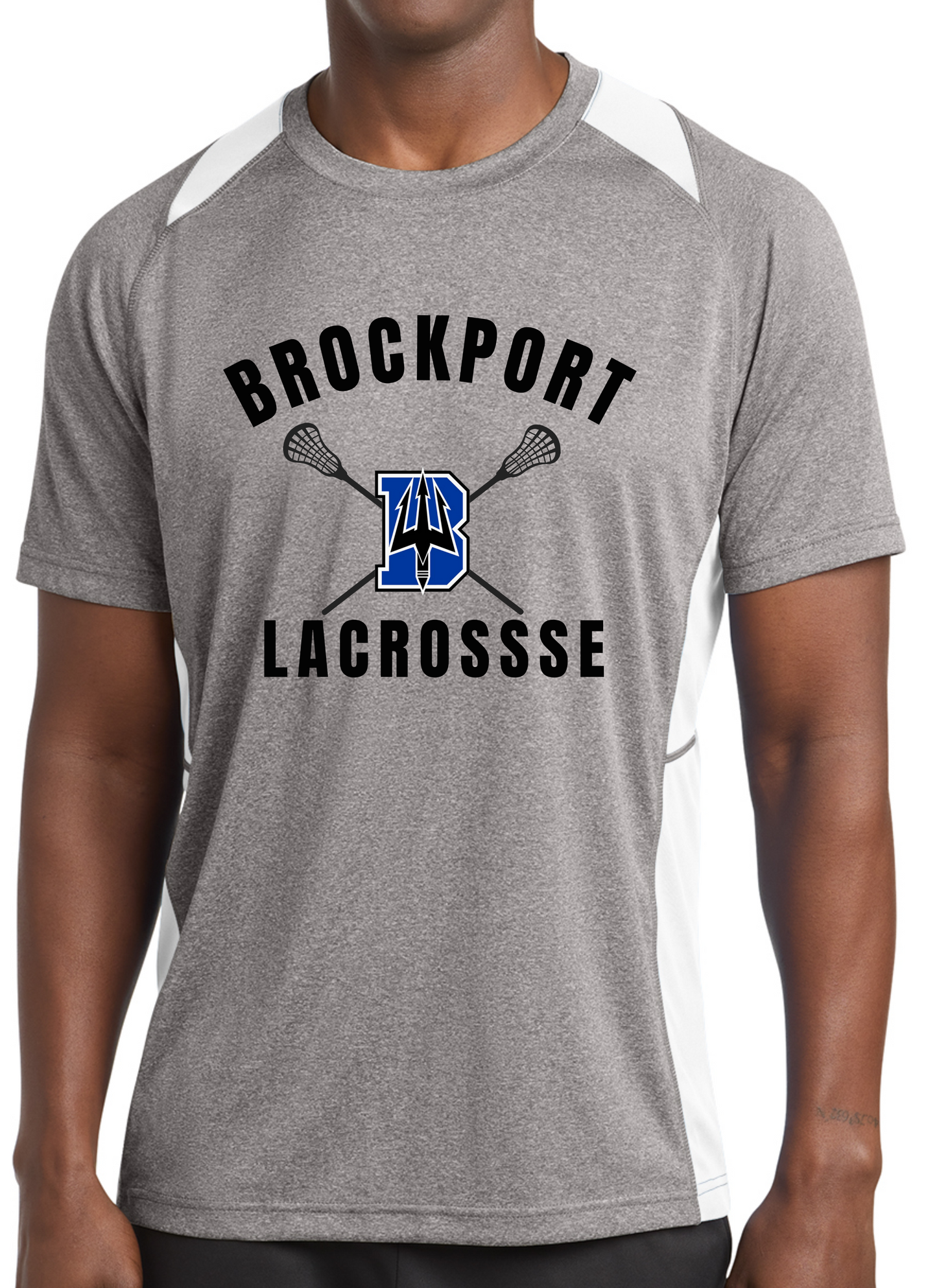 Brockport Lacrosse Colorblock Performance Tee