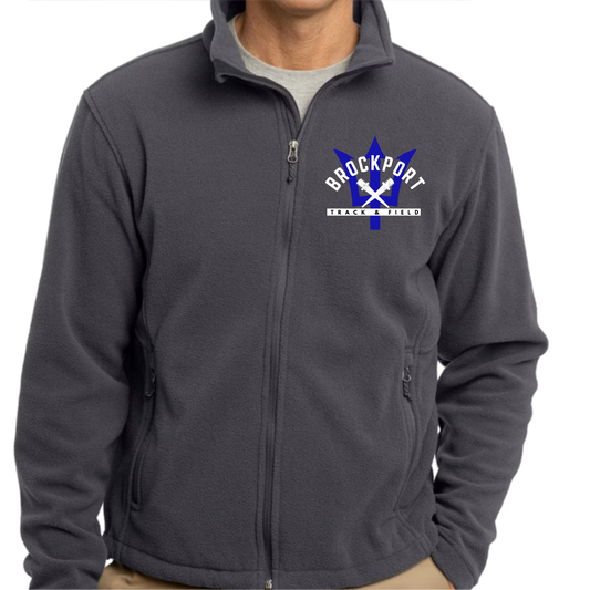 BROCKPORT TRACK & FIELD FULL ZIP FLEECE (JF217PORT)