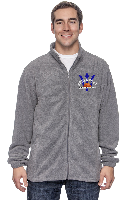 BROCKPORT BASKETBALL FULL ZIP FLEECE (JF217PORT)