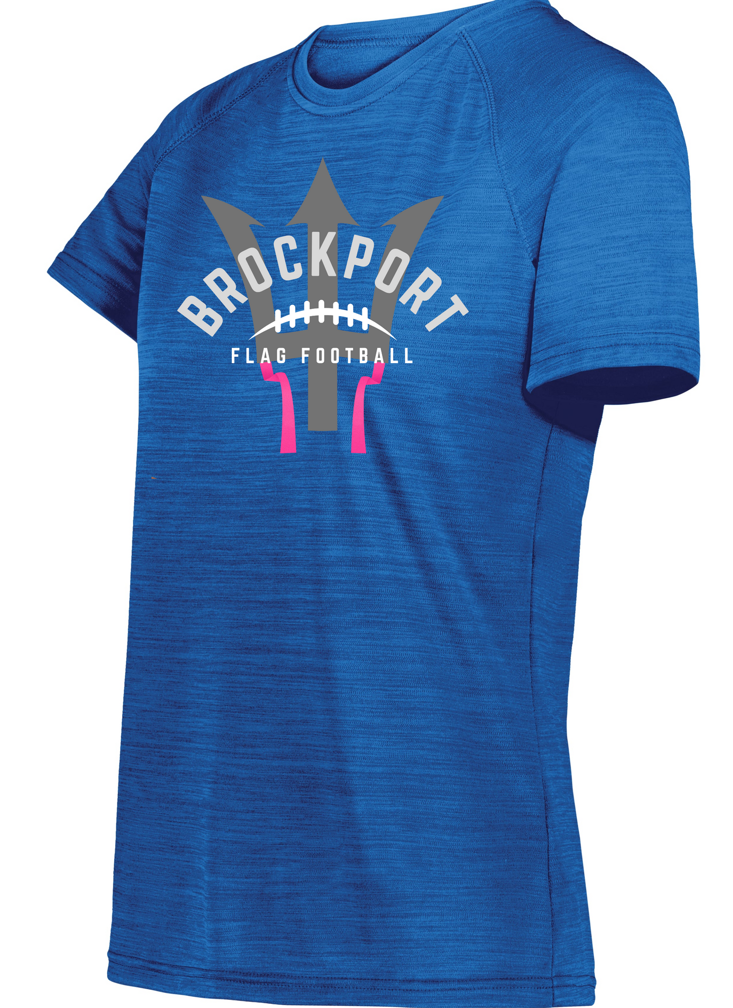 Brockport Flag Football Women's short Sleeve V neck Tee