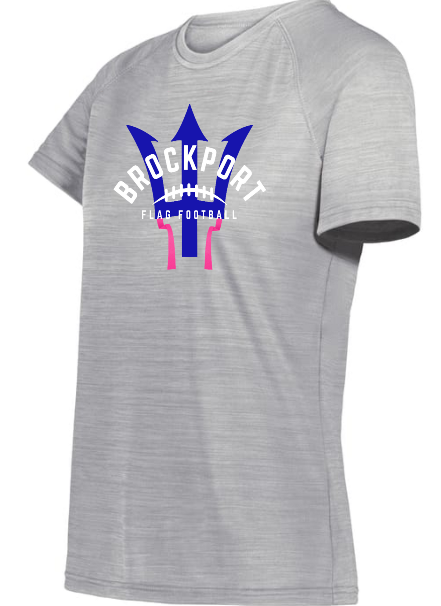 Brockport Flag Football Women's short Sleeve V neck Tee