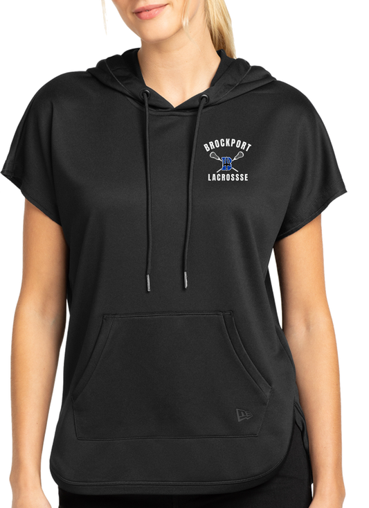 Brockport Lacrosse Women's Performance Terry Short Sleeve Hoodie