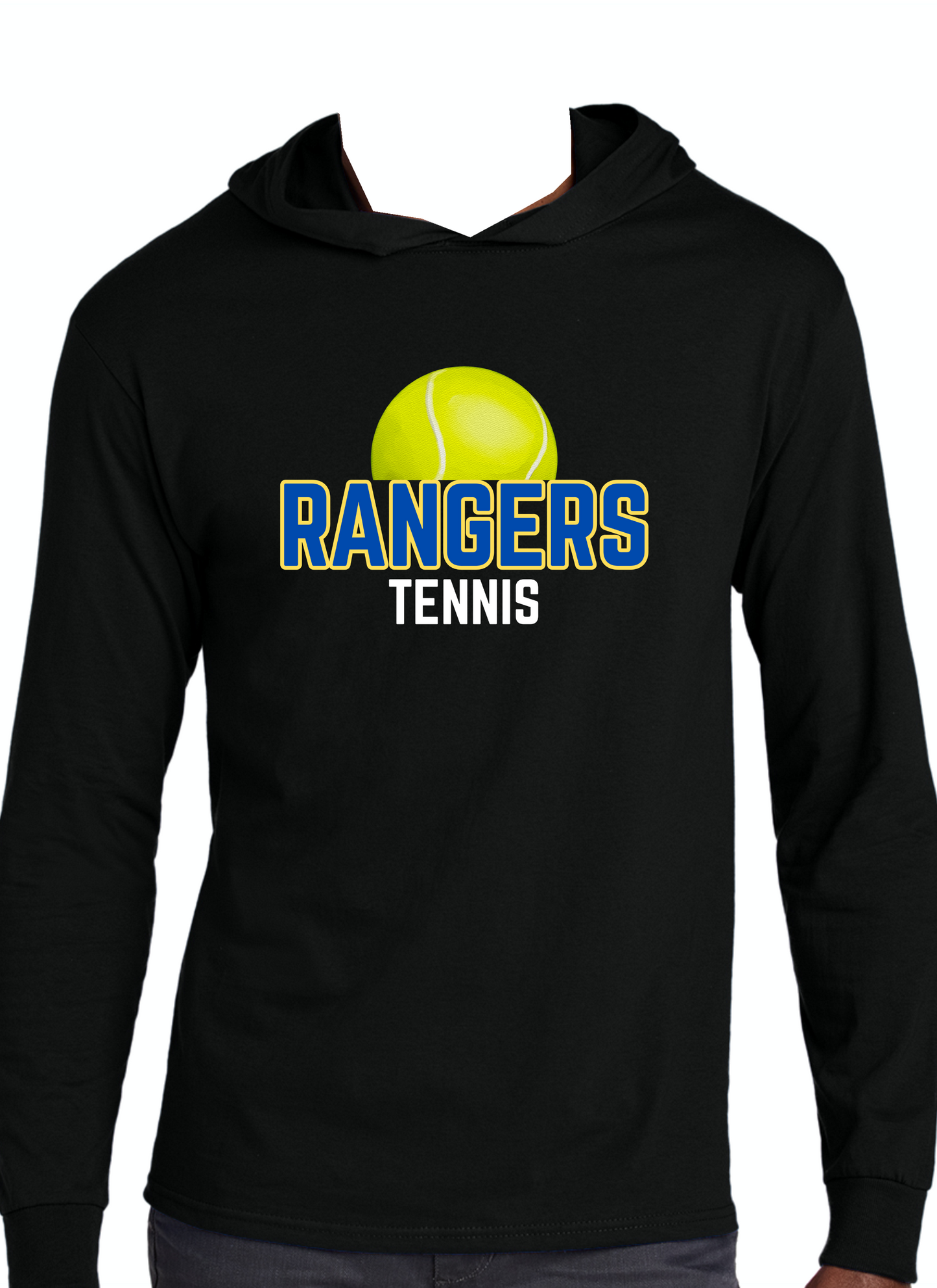 Spencerport Tennis Cotton Long Sleeve Hoodie