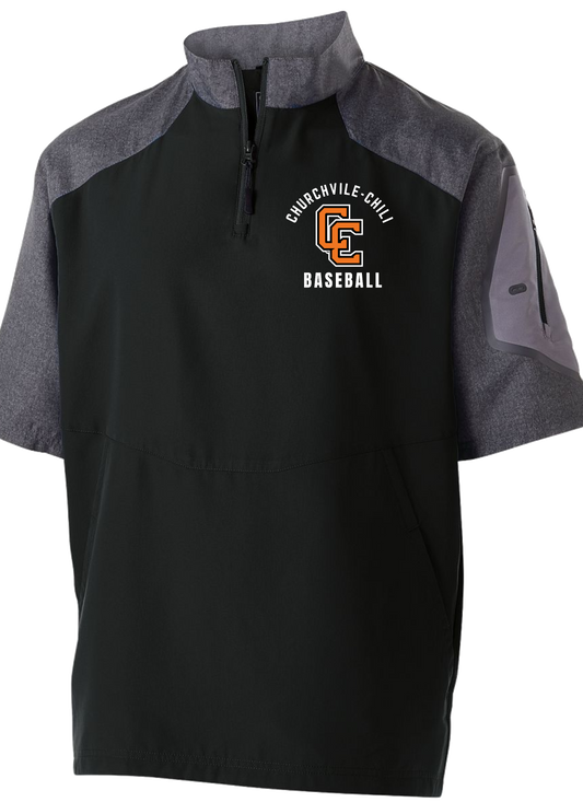 Churchville-Chili Baseball 1/4 Zip Short Sleeve Pullover