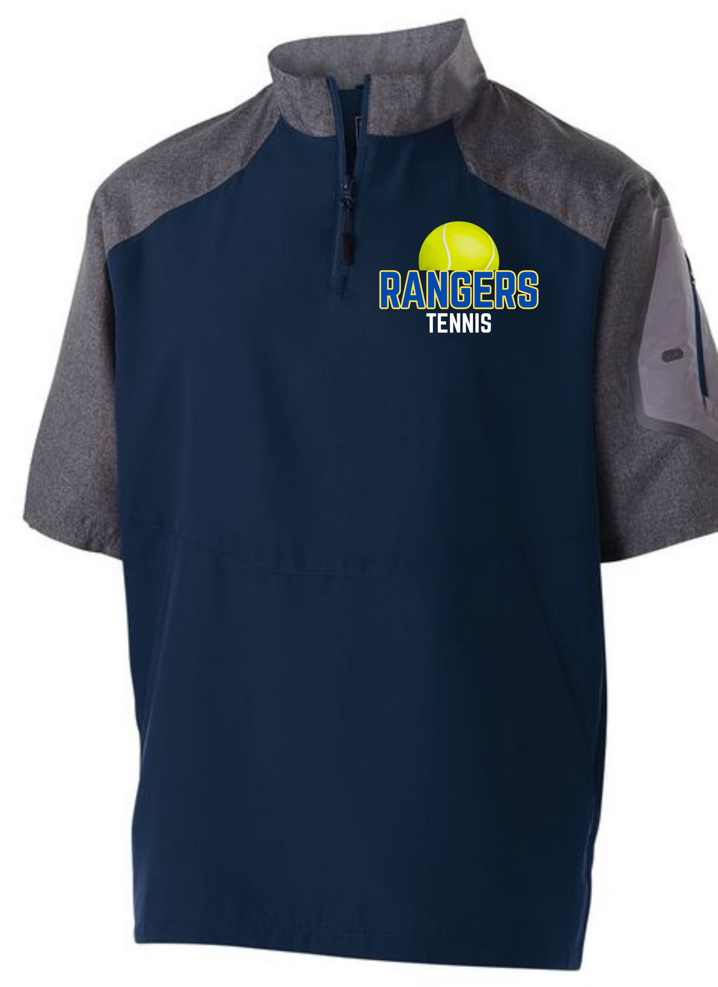 Spencerport Tennis 1/4 Zip Short Sleeve Pullover