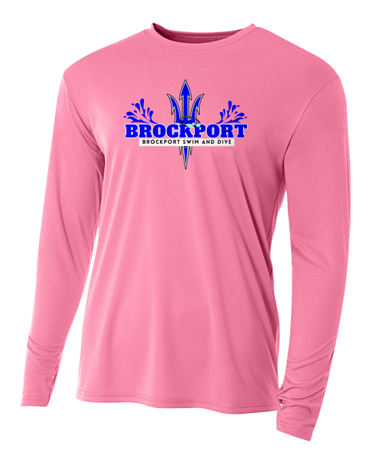 Brockport Swim and Dive Performance Long Sleeve T