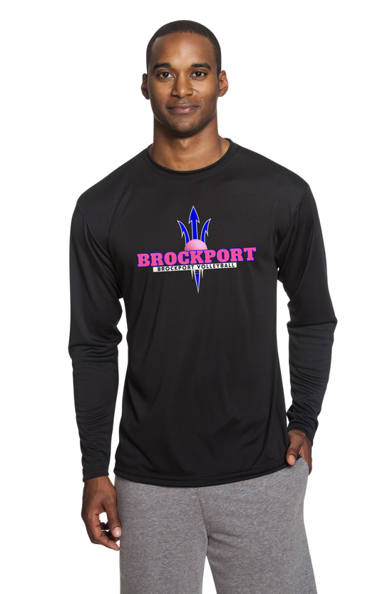 Brockport Volleyball (Pink) Performance Long Sleeve T
