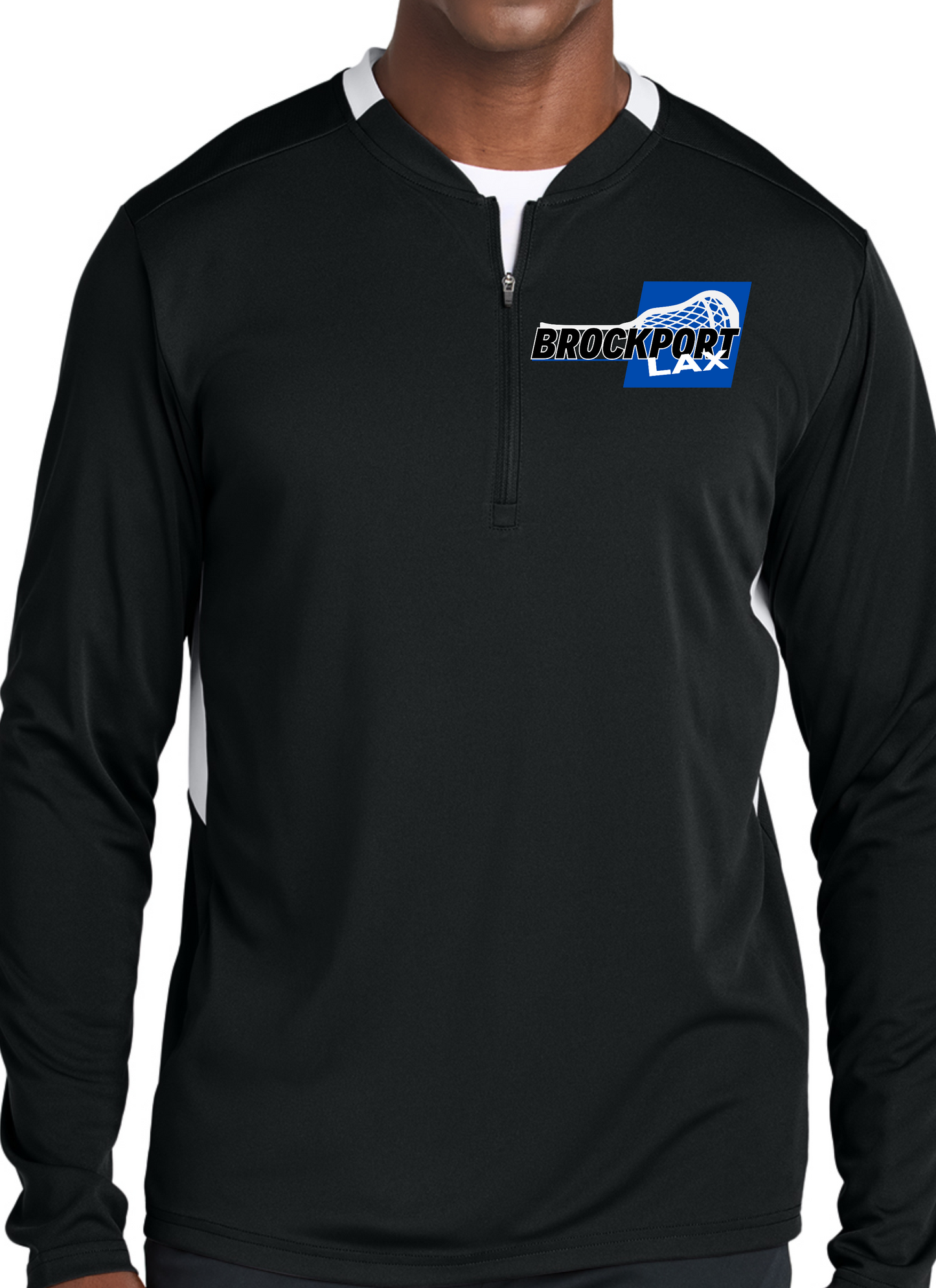 Brockport Lacrosse  1/4-Zip Pullover Embroidered