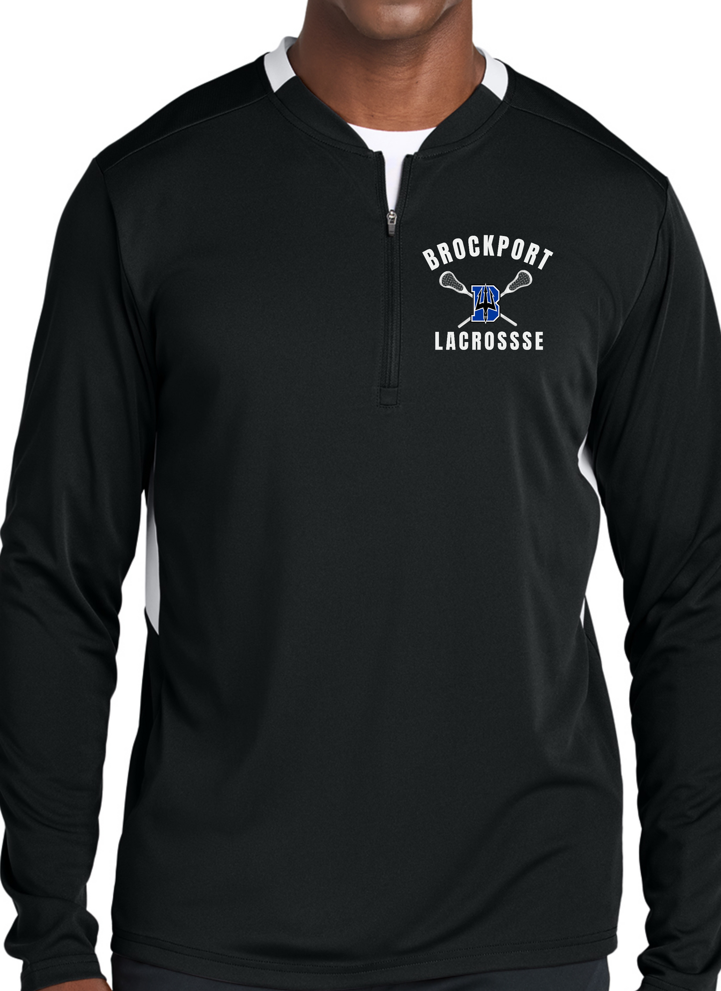Brockport Lacrosse  1/4-Zip Pullover Embroidered