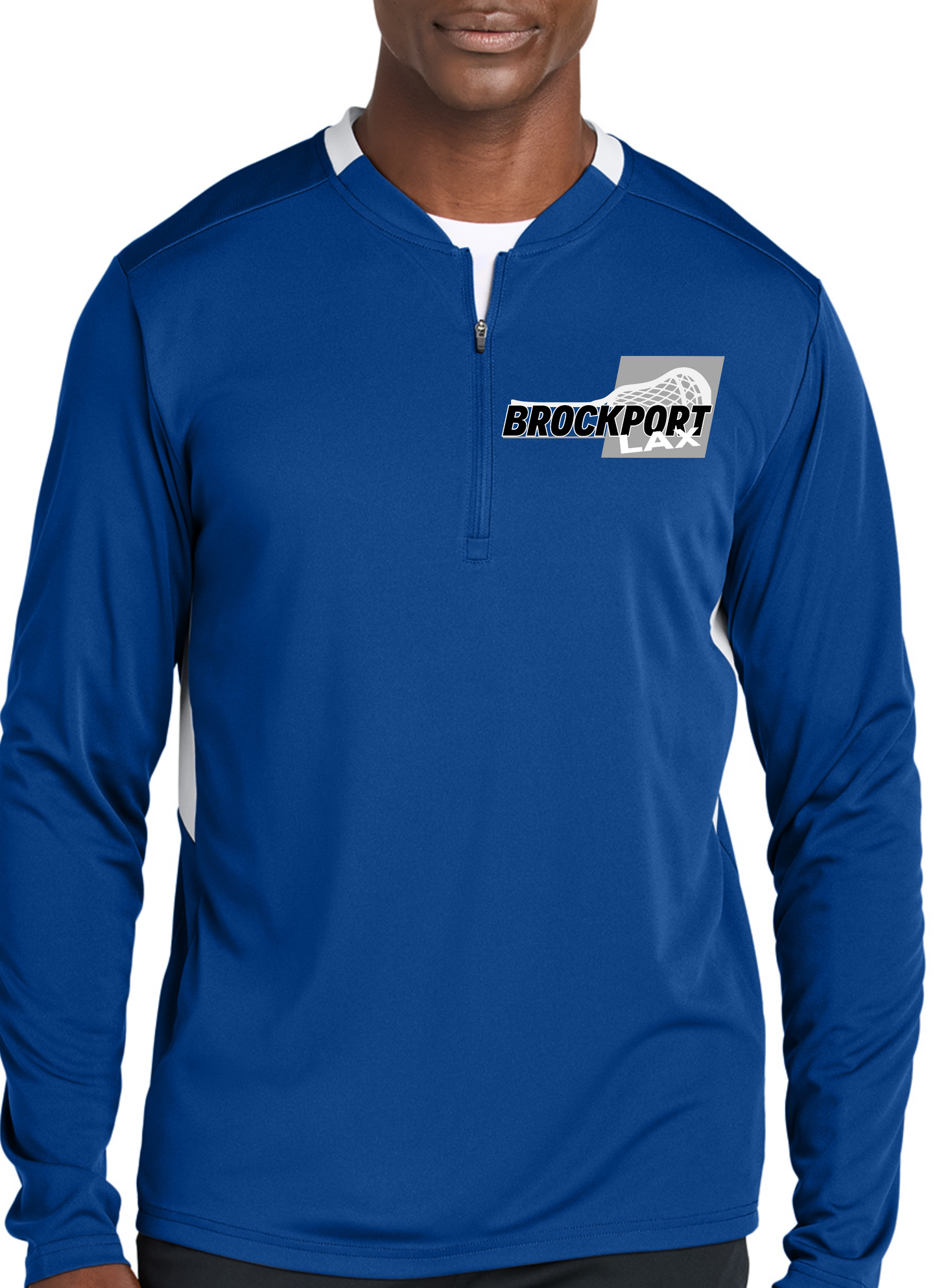 Brockport Lacrosse  1/4-Zip Pullover Embroidered